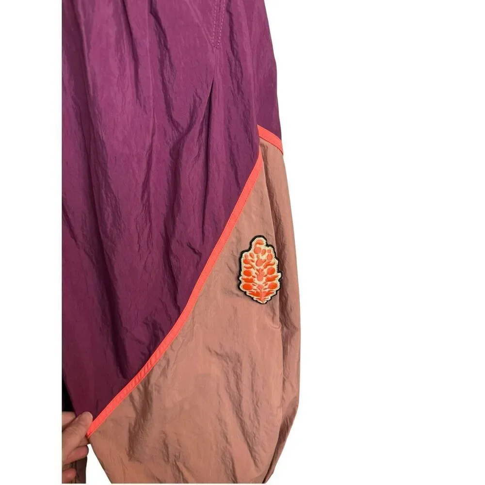 Free People Movement Freeflow Pants in Deep Mulberry Combo Size XS NWT